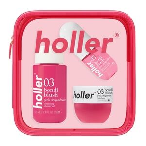Holler and Glow Bondi Blush Mini Travel Body Care Set